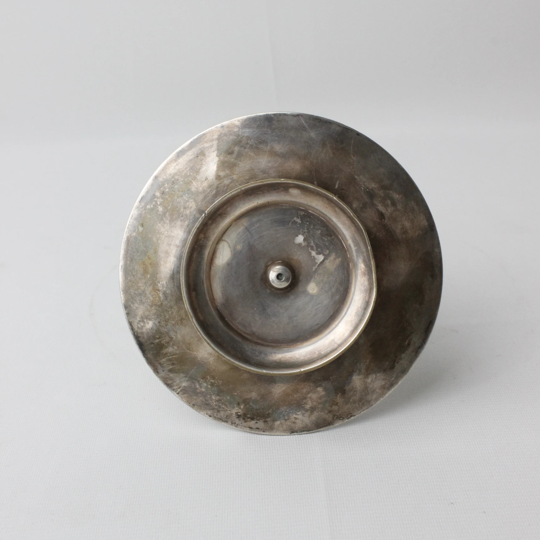 Kupa Formunda Avrupa Gümüş Kaplama Hokka 