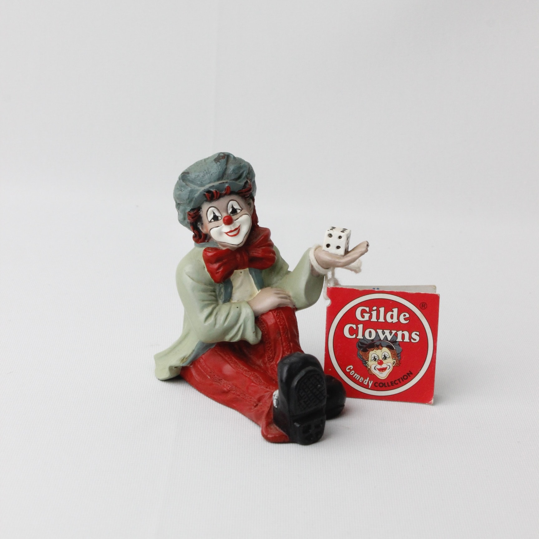 Gilde Clowns Komedi Koleksiyonundan Oturan Palyaço Biblosu