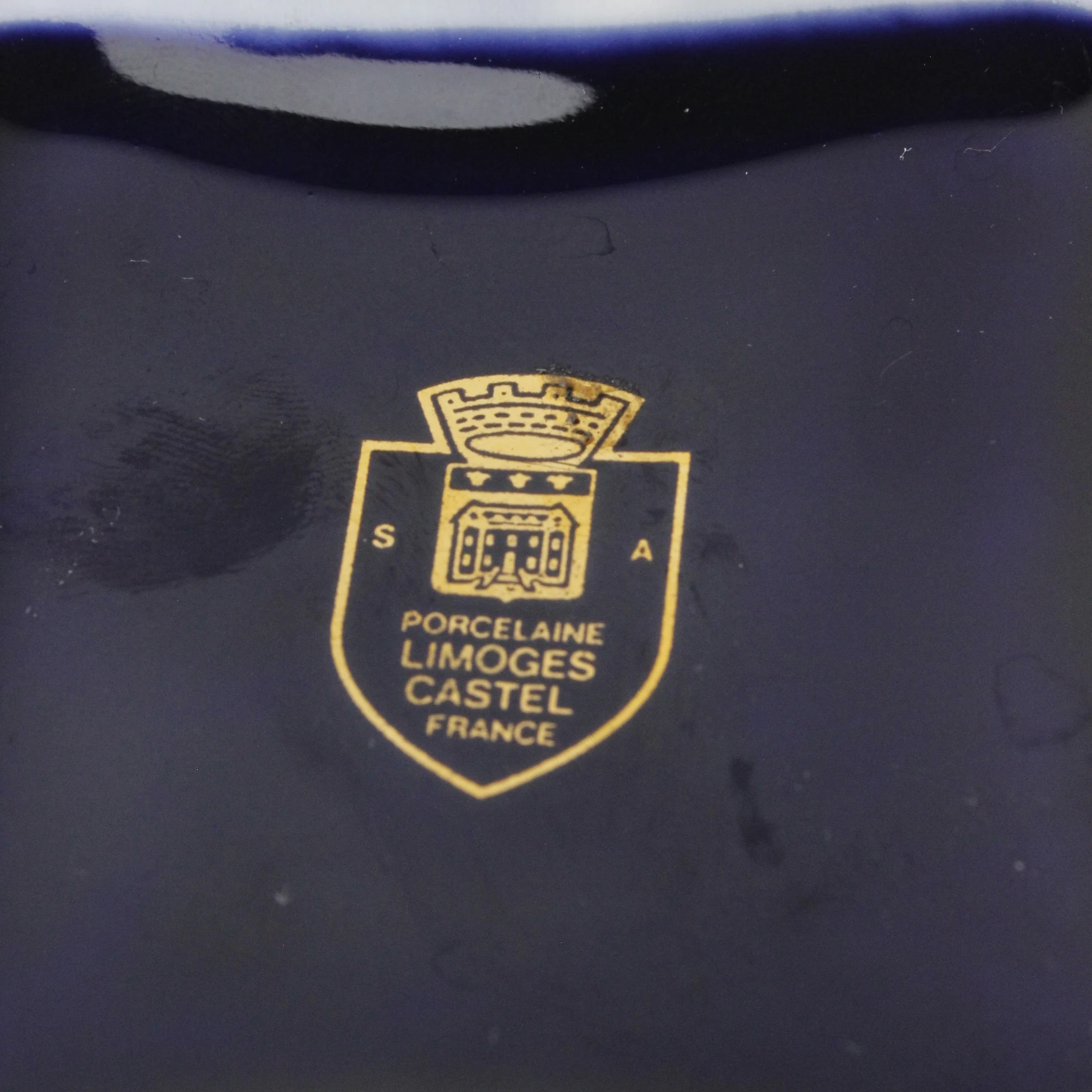 Limoges France Fragonard Desenli Porselen Kül Tablası