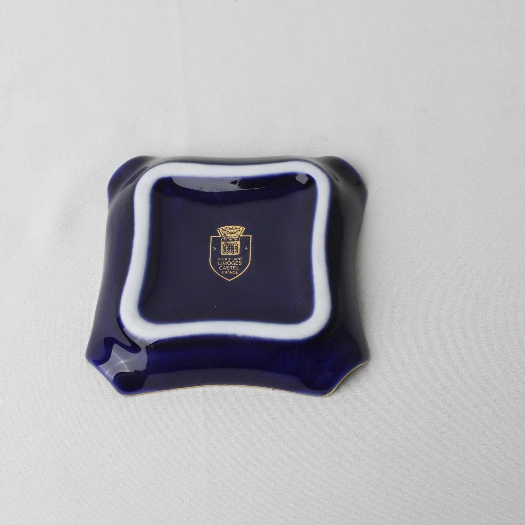 Limoges France Fragonard Desenli Porselen Kül Tablası