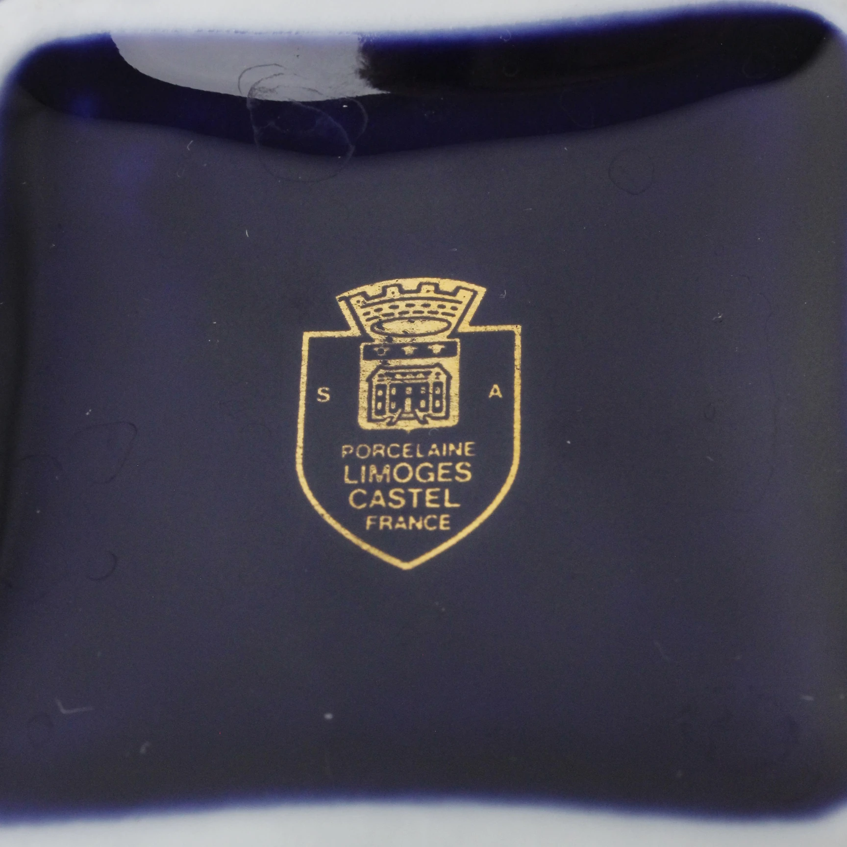 Limoges France Fragonard Desenli Porselen Kül Tablası