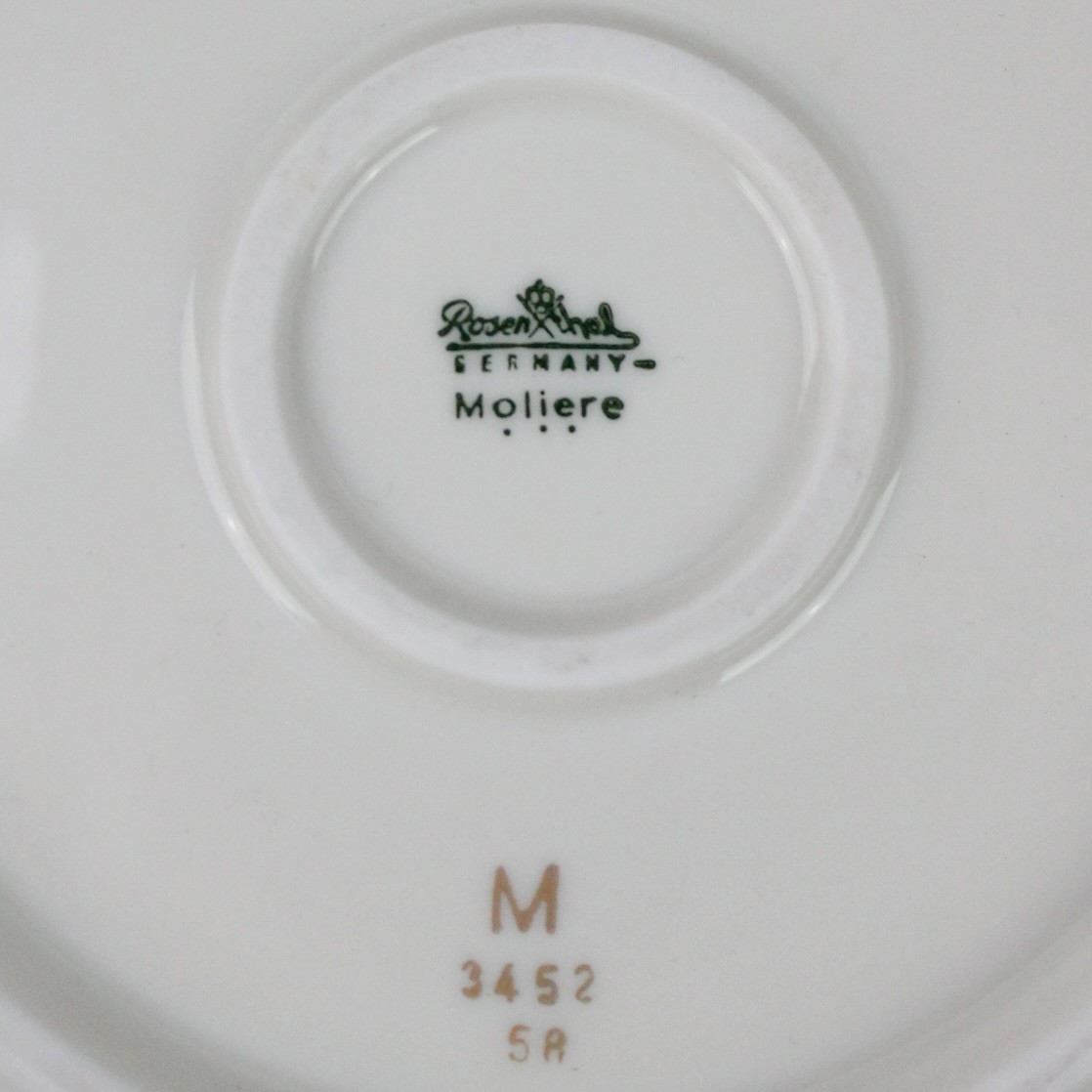 Rosenthal Marka Ajurlu Ve Gofreli Çiçek Motifli Antika Sunumluk 
