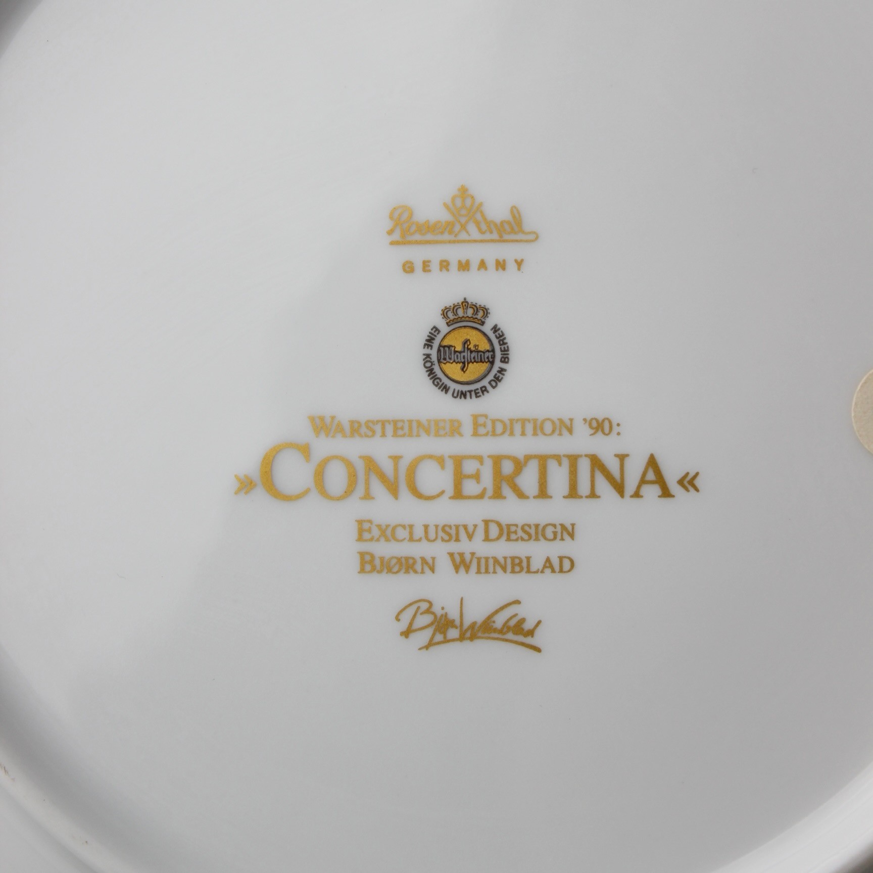 Rosenthal Marka Konser Temalı Porselen Duvar Tabağı 