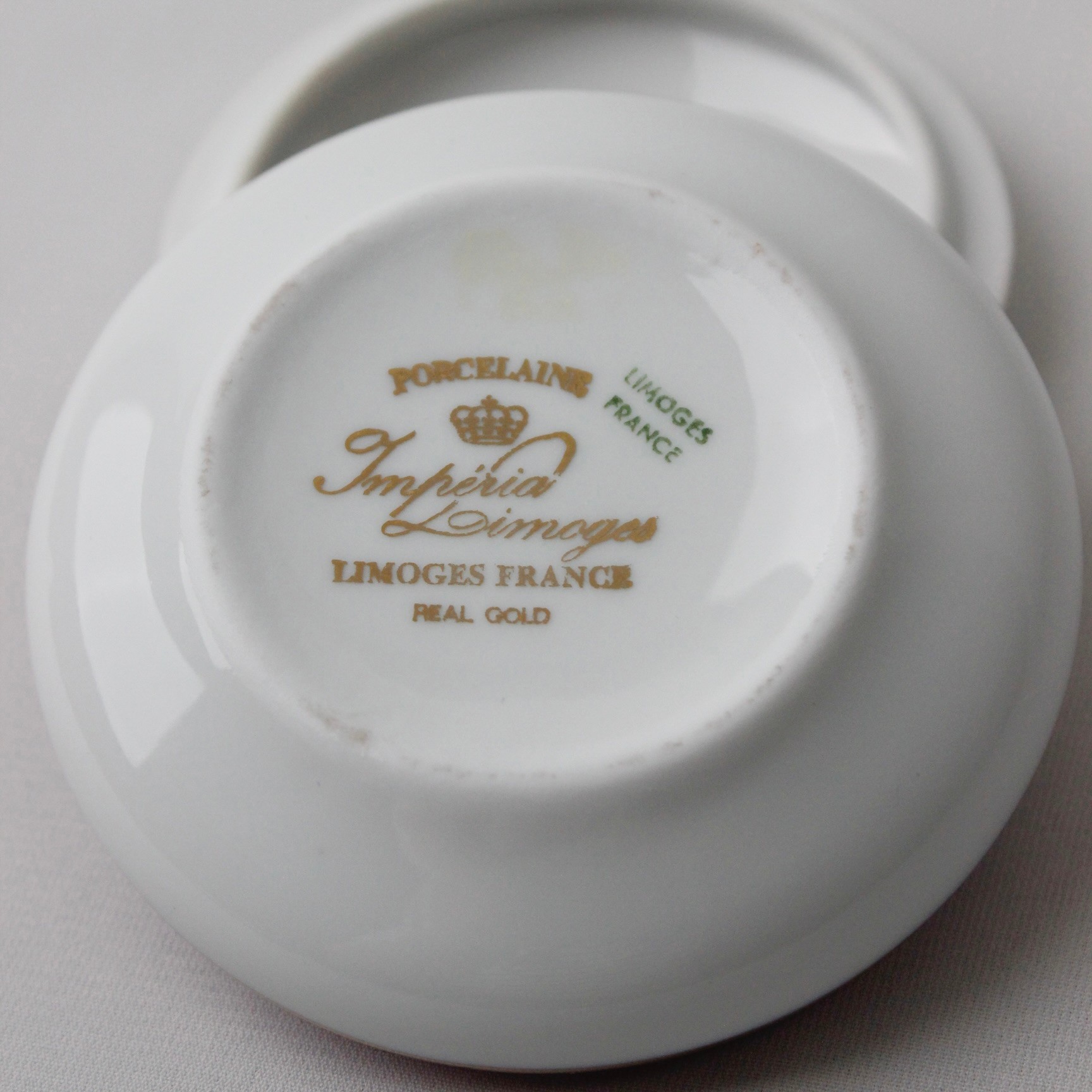 Limoges Marka Fragonard Desenli Gerçek Altın İşlemeli Antika Bonboniyer