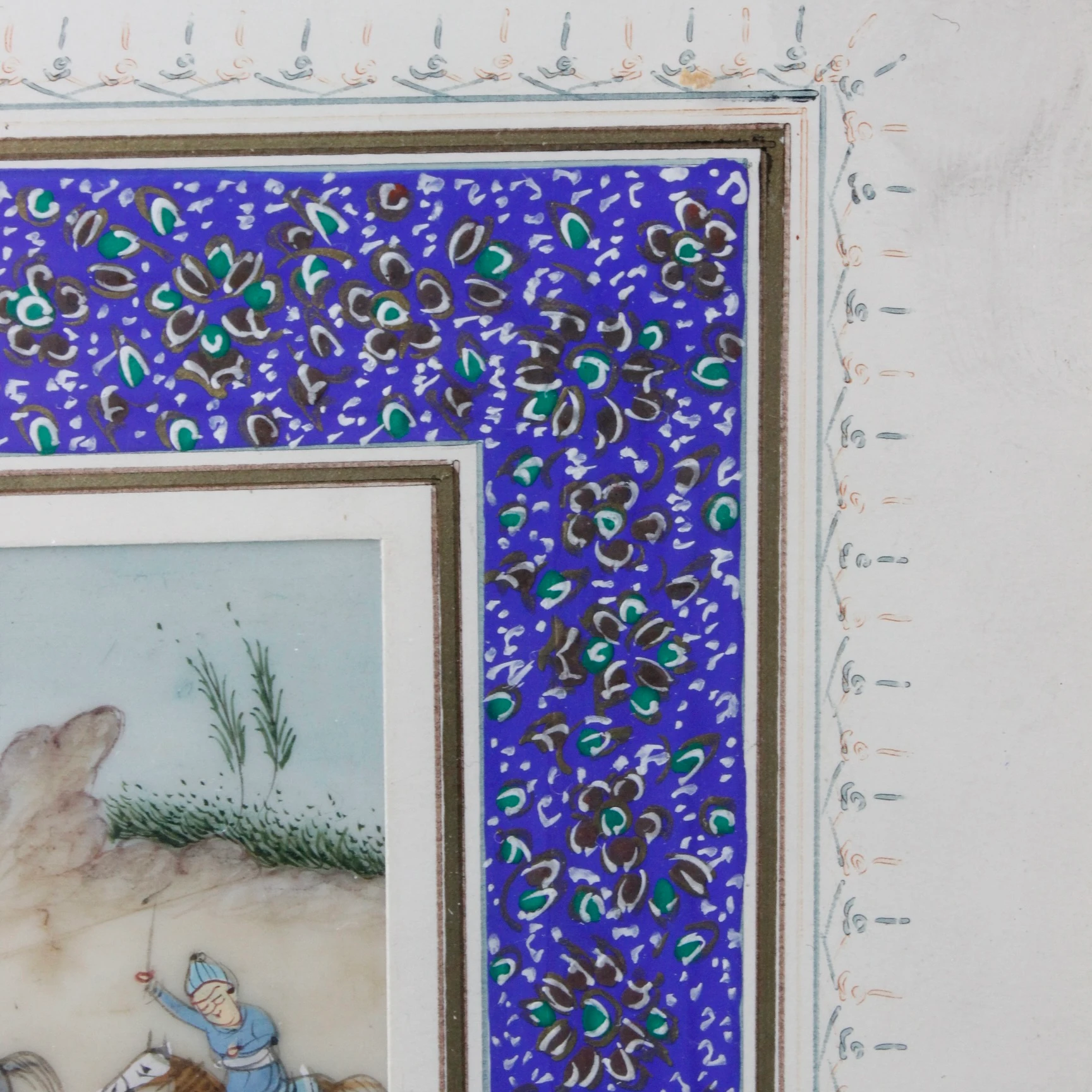 Hatem Çerçevesinde Tezhip Sanatlı ve El Boyama Minyatür Sanatlı Tablo