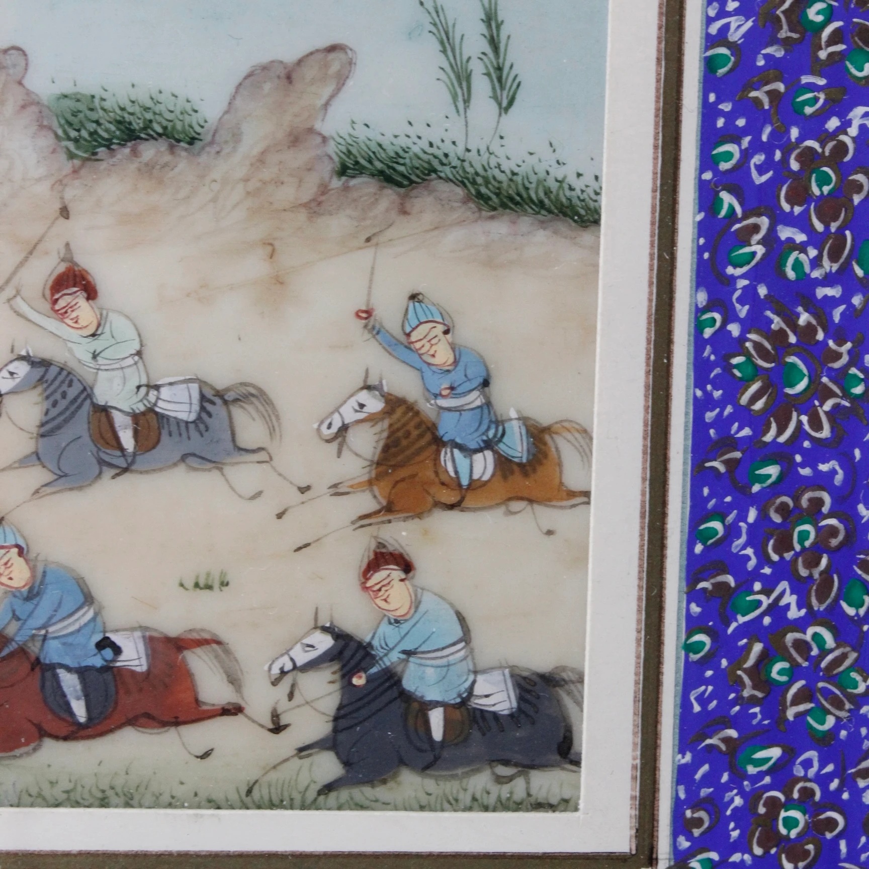 Hatem Çerçevesinde Tezhip Sanatlı ve El Boyama Minyatür Sanatlı Tablo