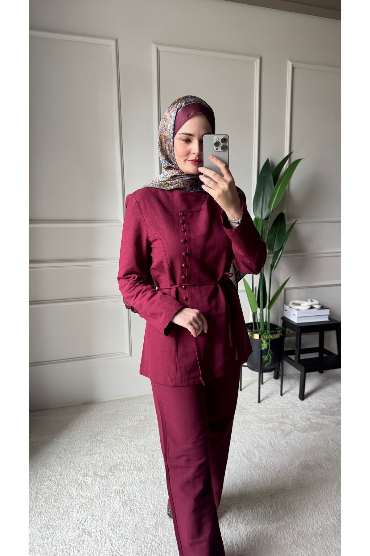 Holly Premium Keten İkili Takım