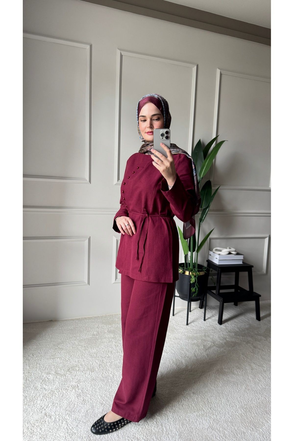 Holly Premium Keten İkili Takım