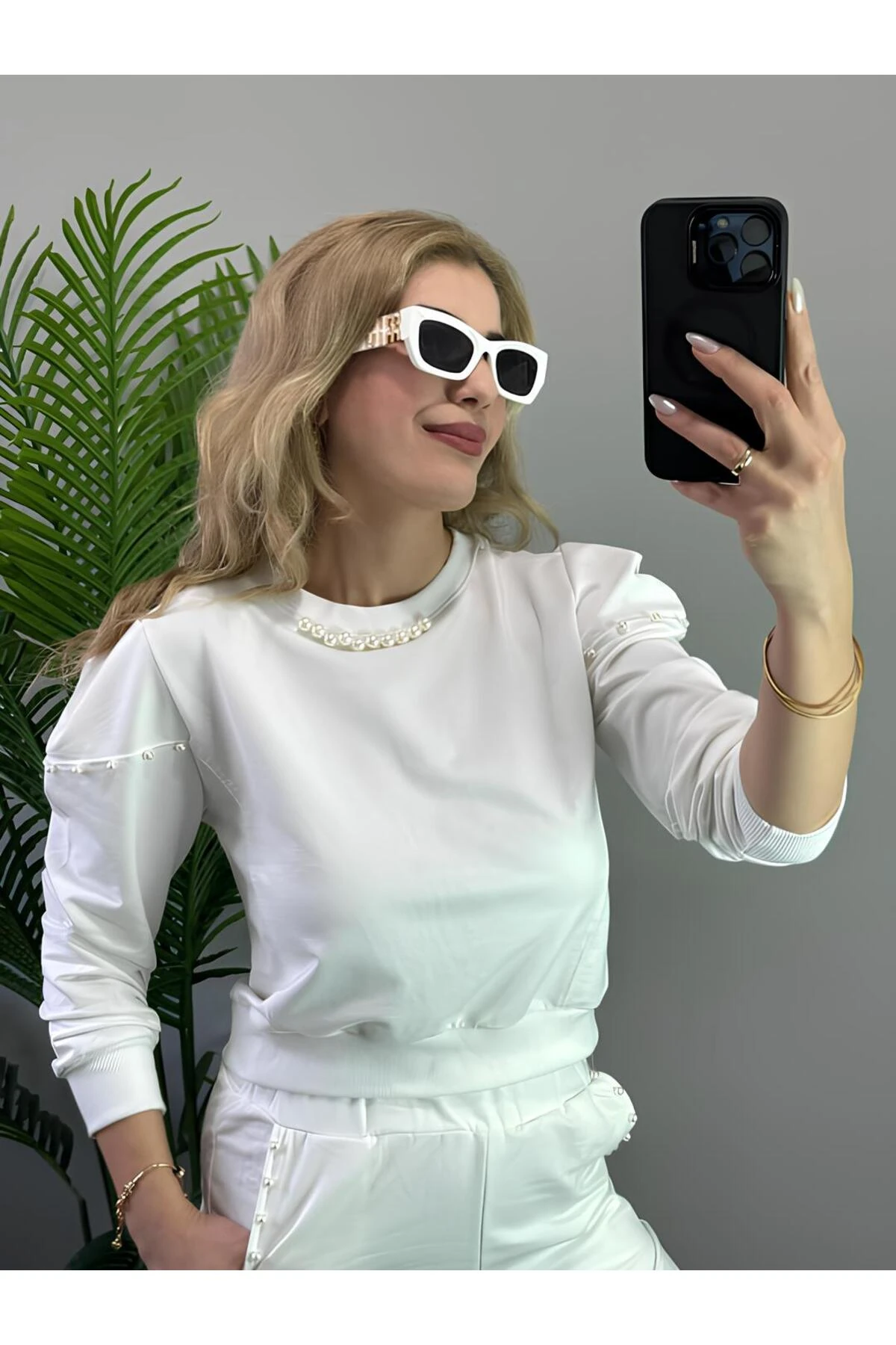 İnci Detaylı Eşofman Takımı