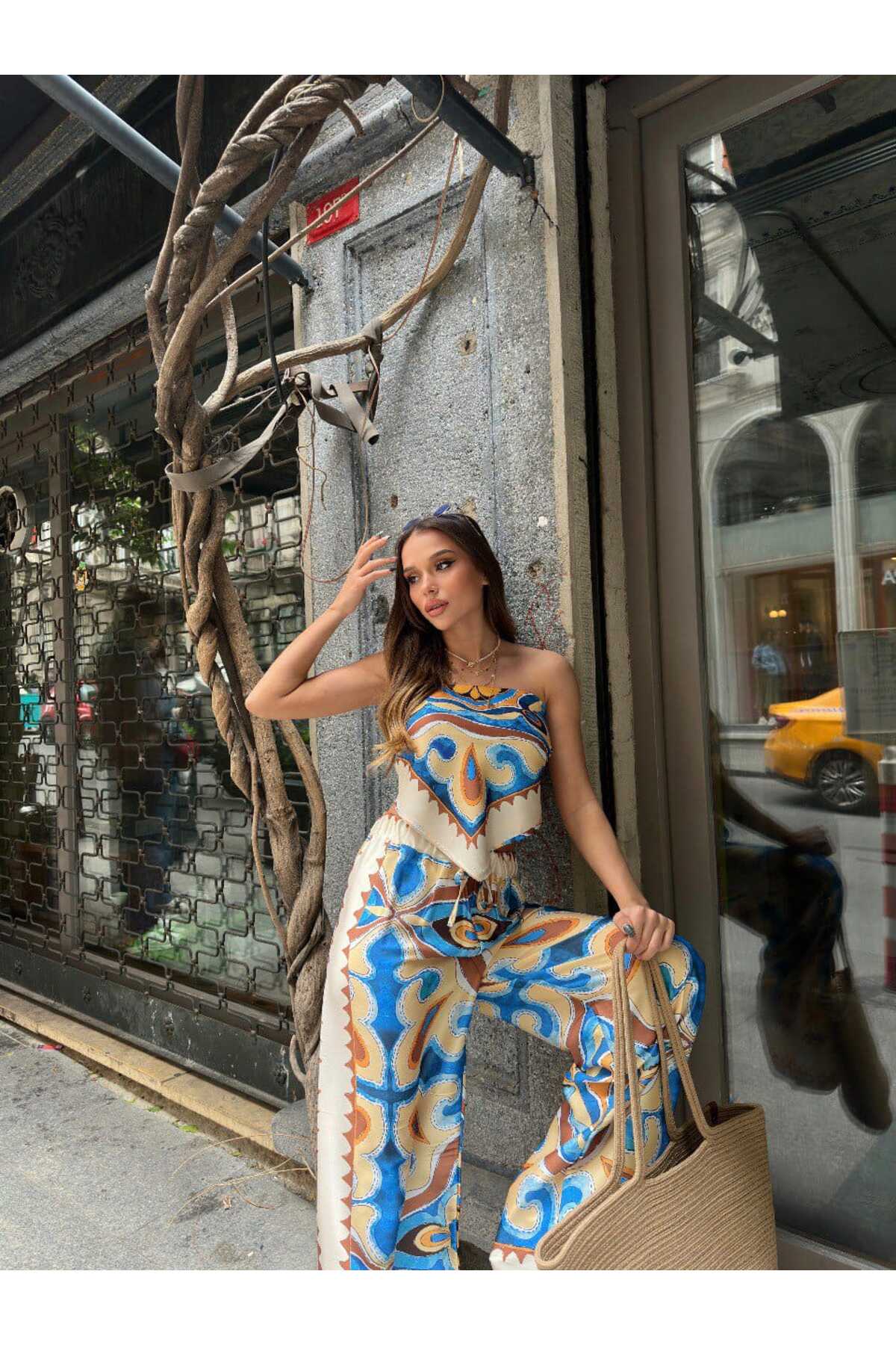 İpek Saten İkili Yazlık Takım