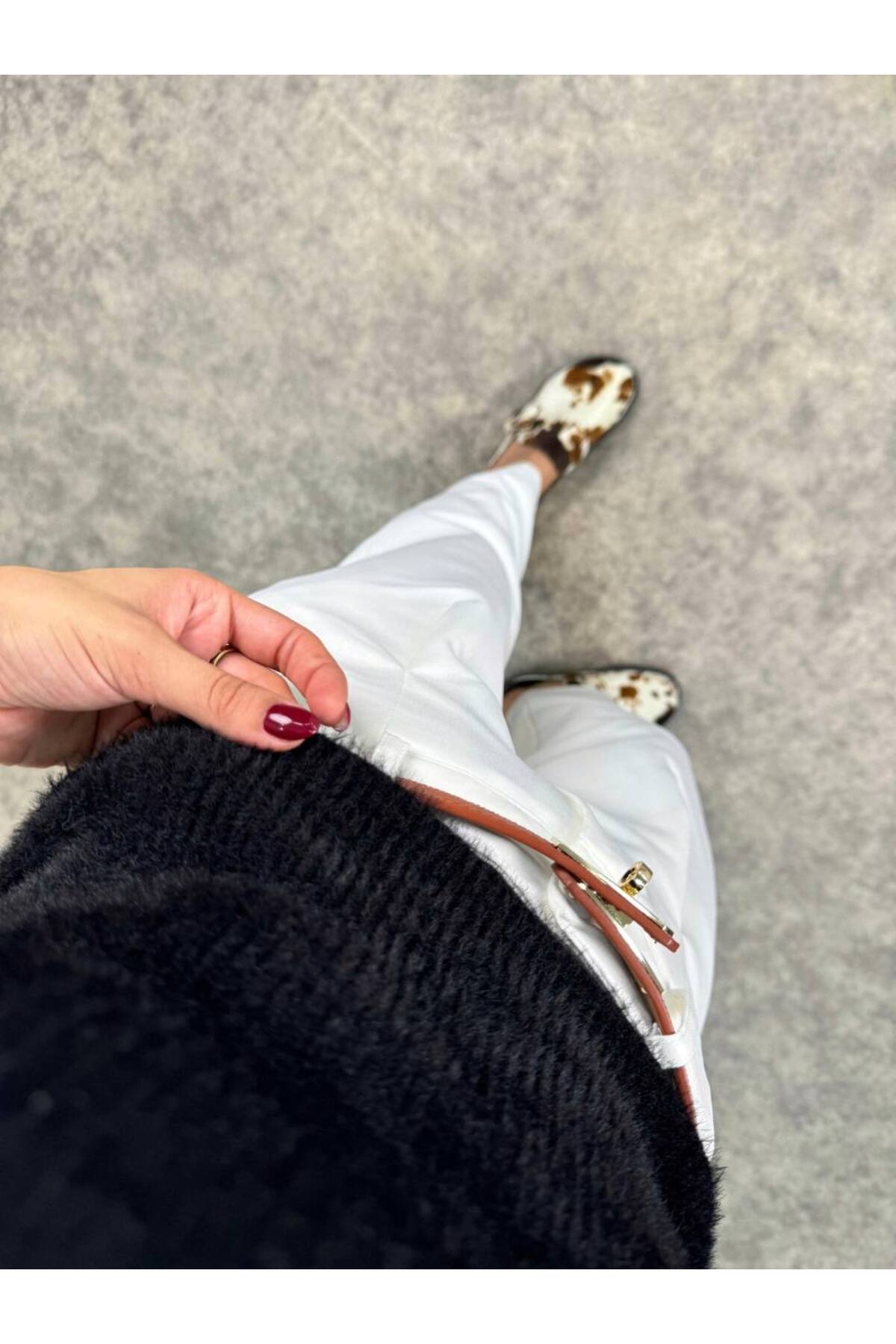 Sıfır Kol Tüylü Bluz