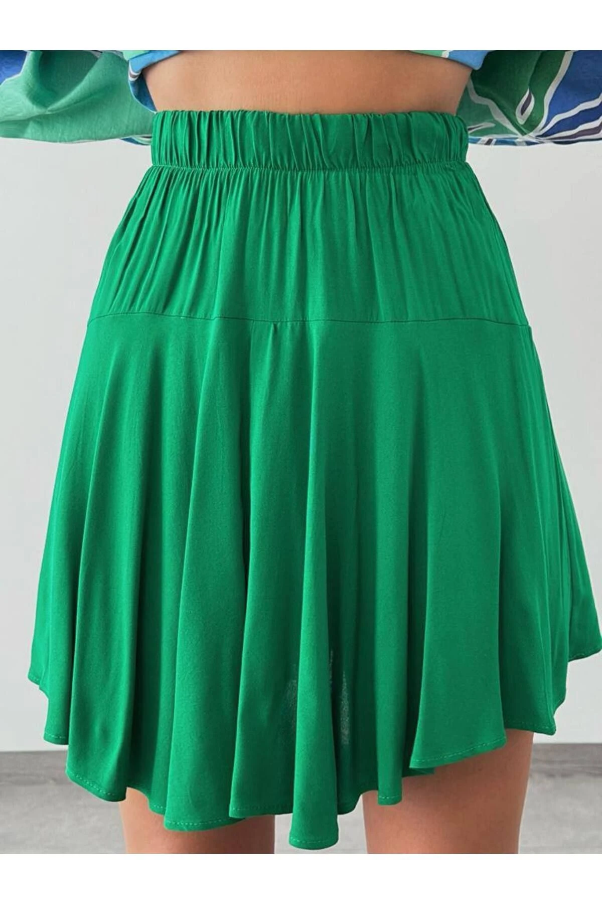 Viskon Kumaş Şort Etek