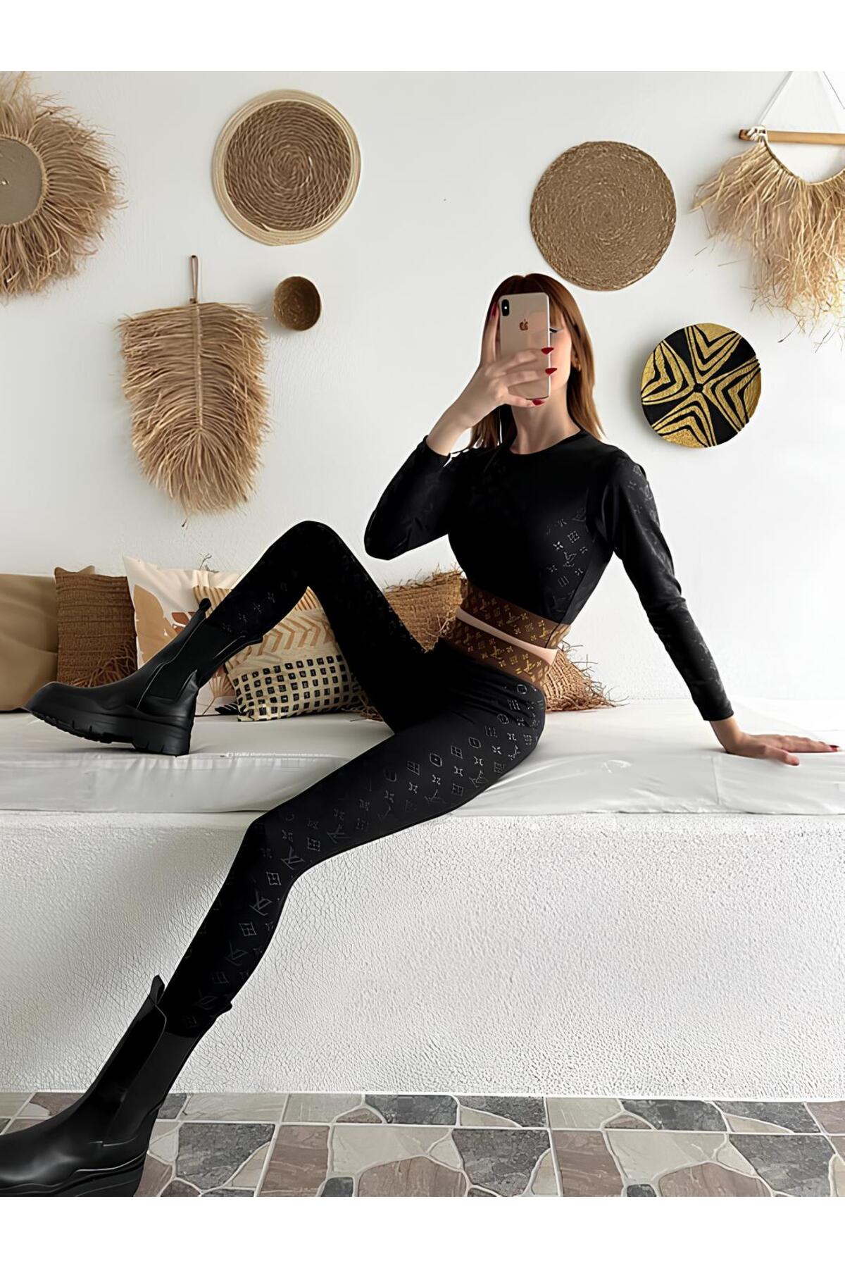 Crop-Top Tayt Takım