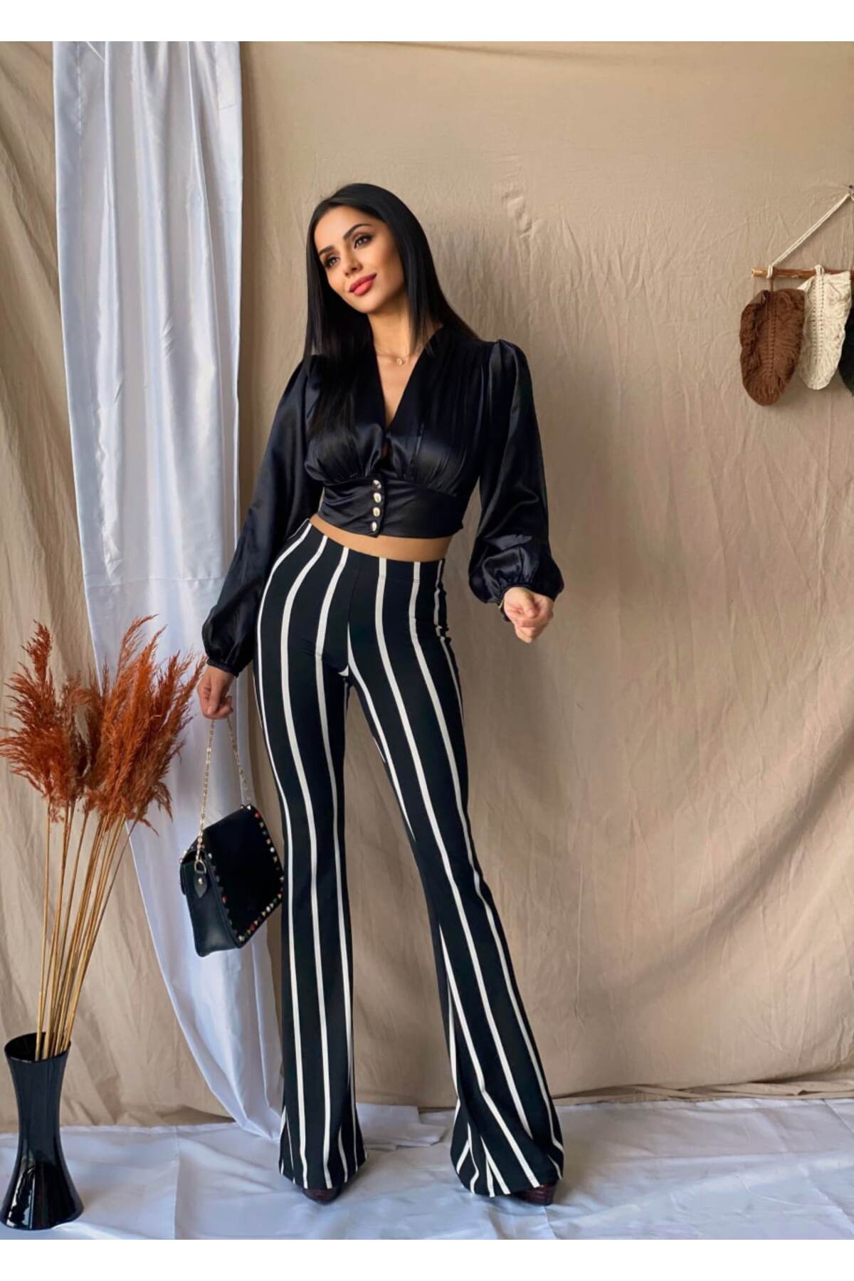 İspanyol paça pantolon