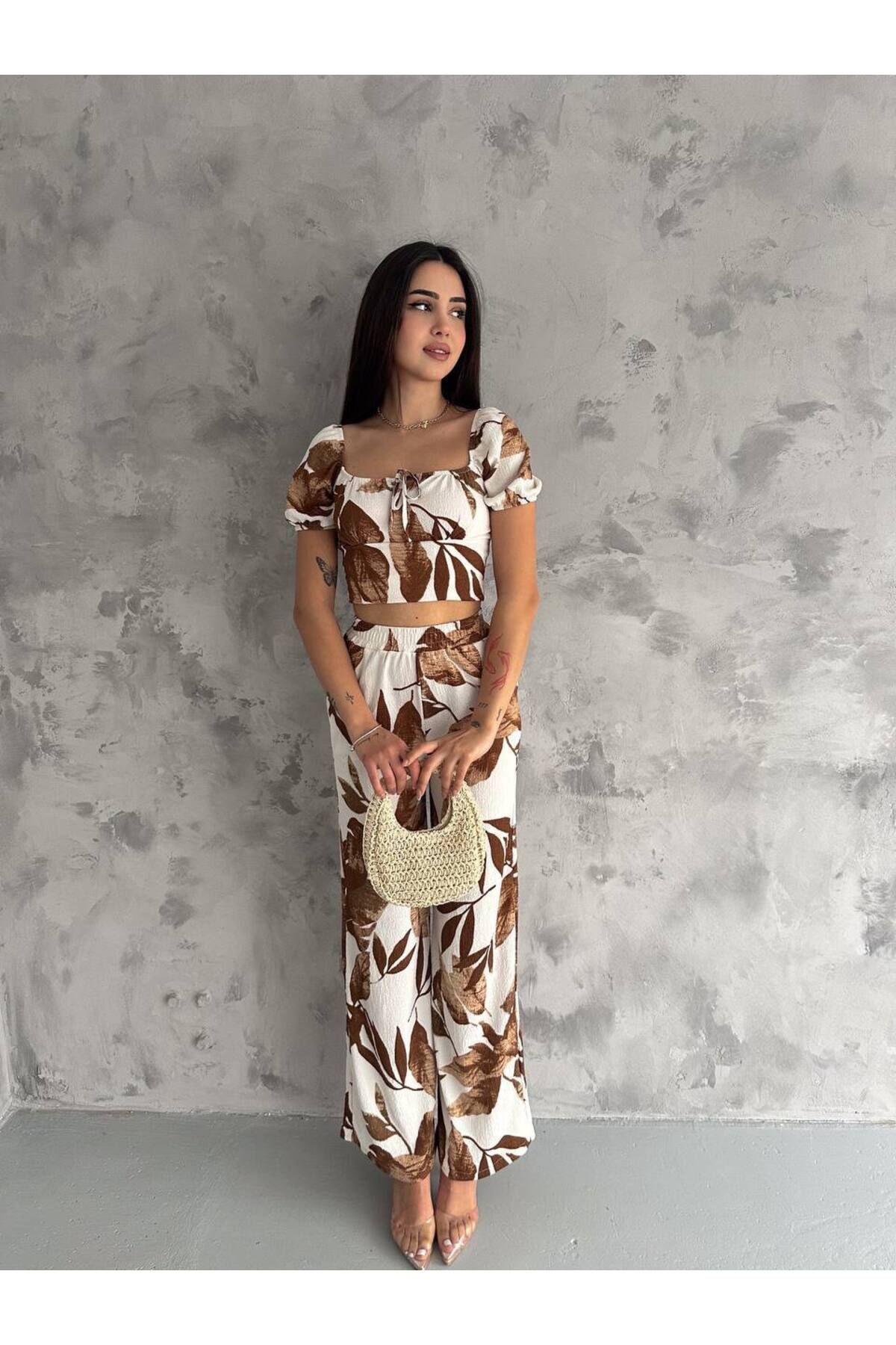 PALMİYE DESEN TAKIM