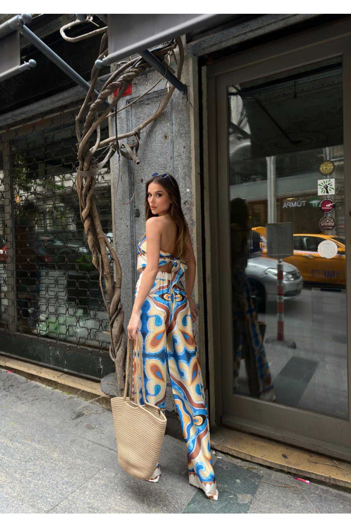 İpek Saten İkili Yazlık Takım