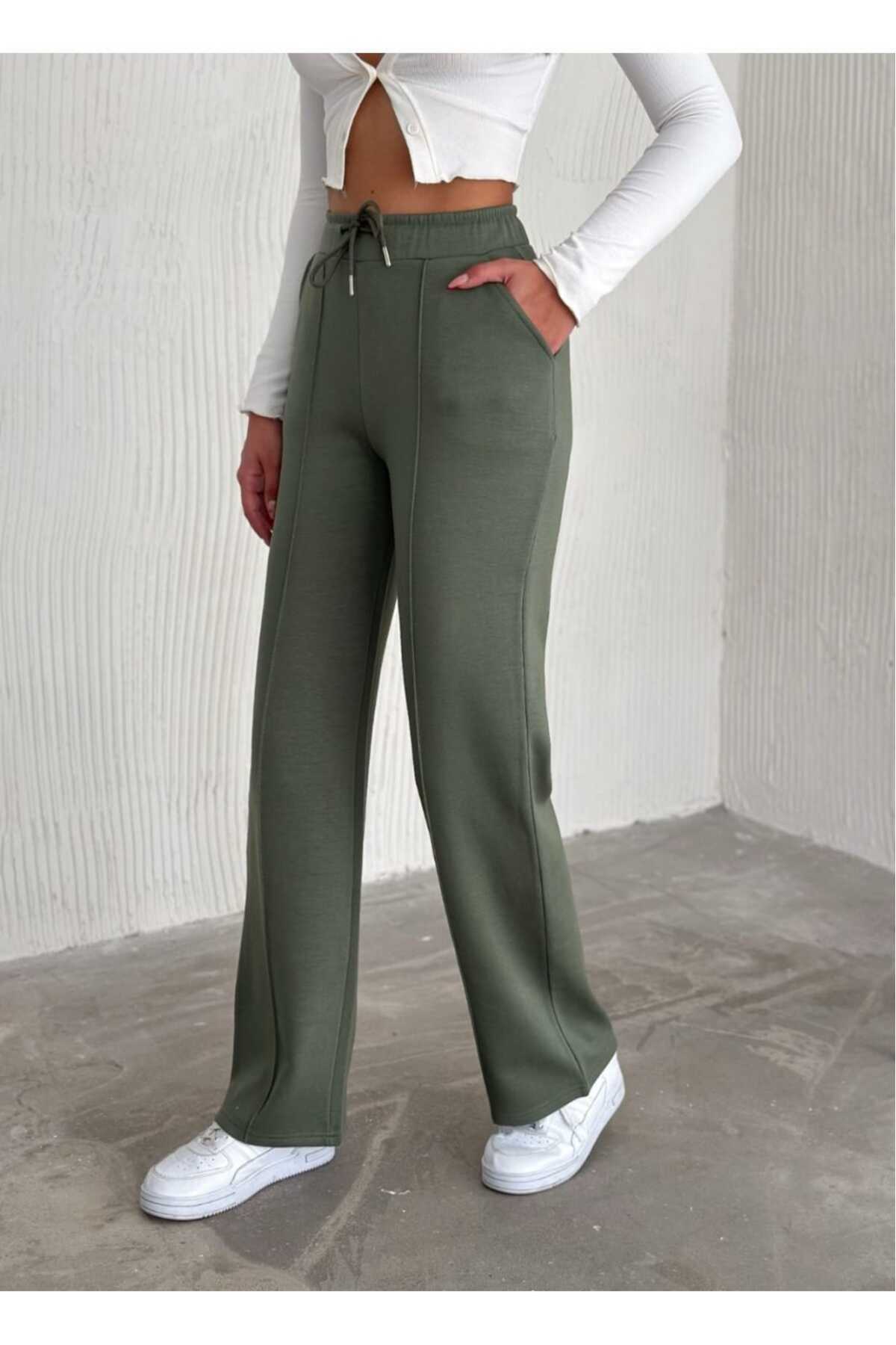 İçten Şardon Çimalı Palazzo Eşofman