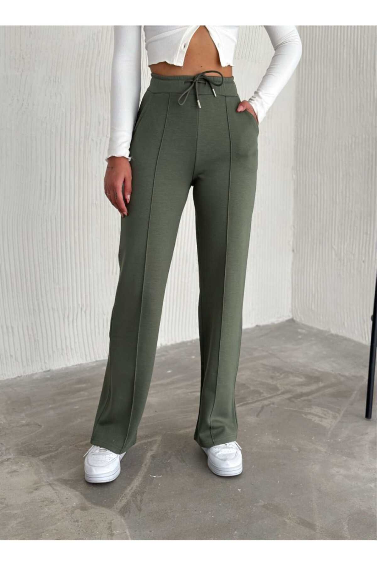 İçten Şardon Çimalı Palazzo Eşofman