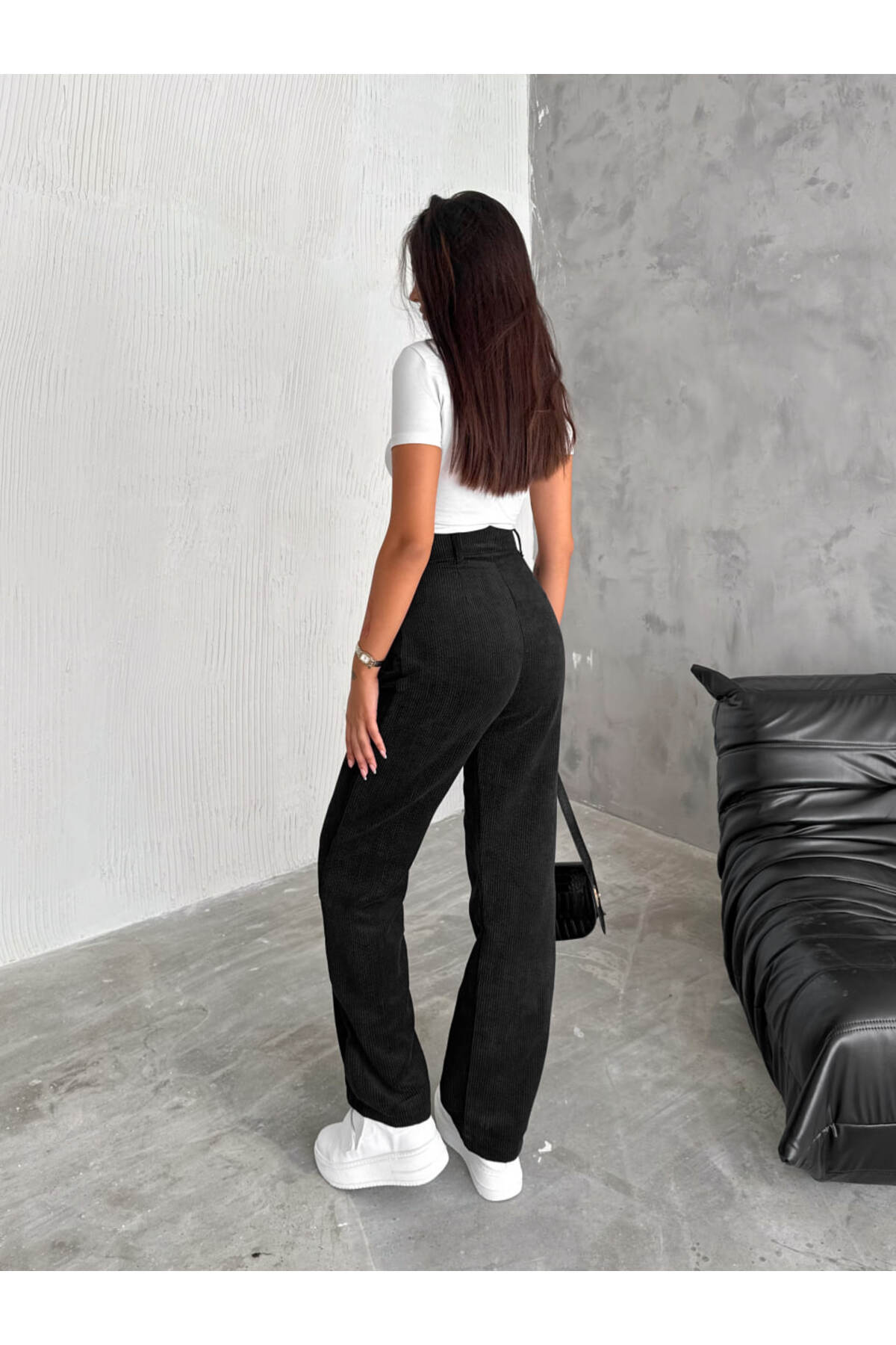 Kadife Palazzo Pantolon