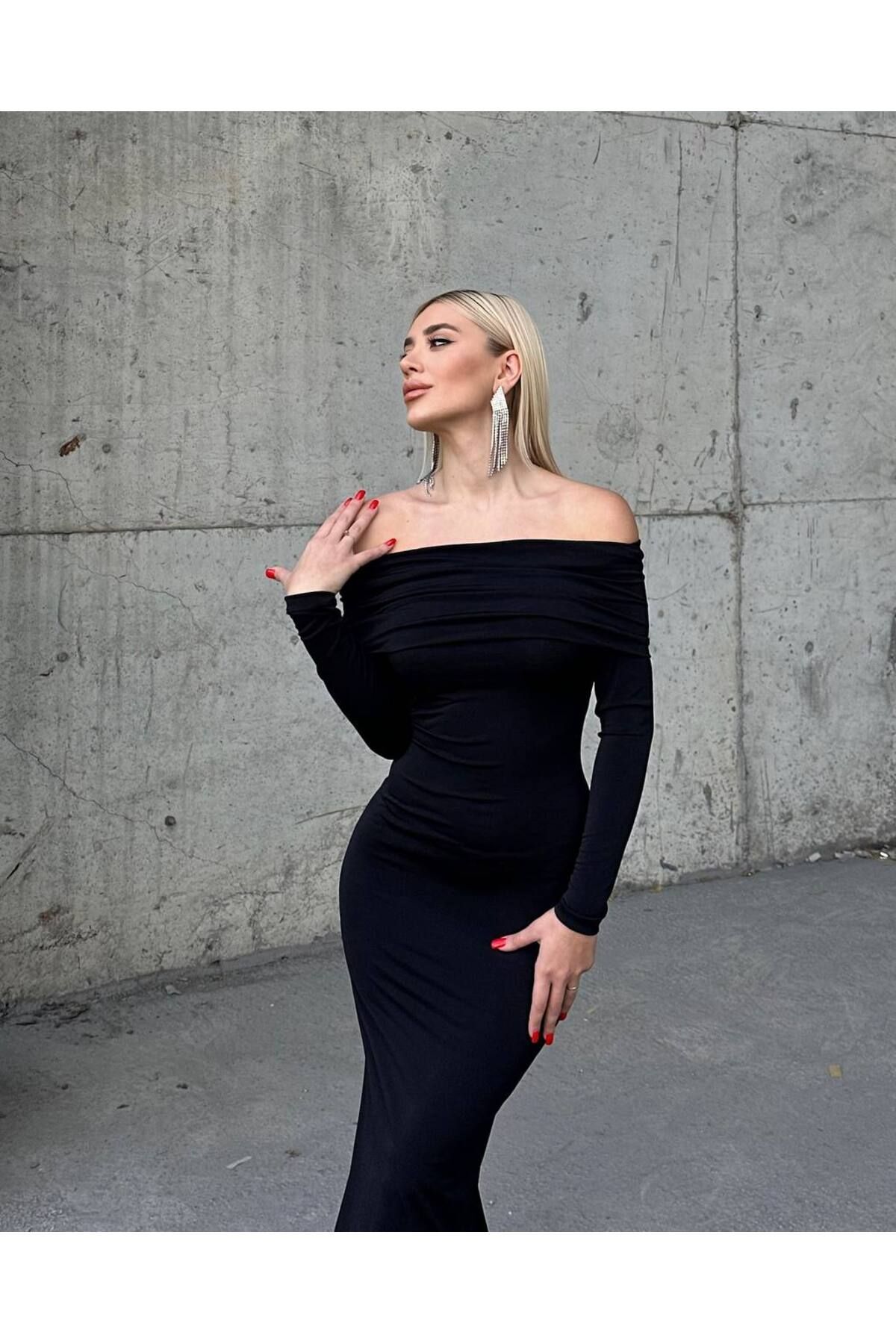 Madonna Yaka Tam Boy Elbise