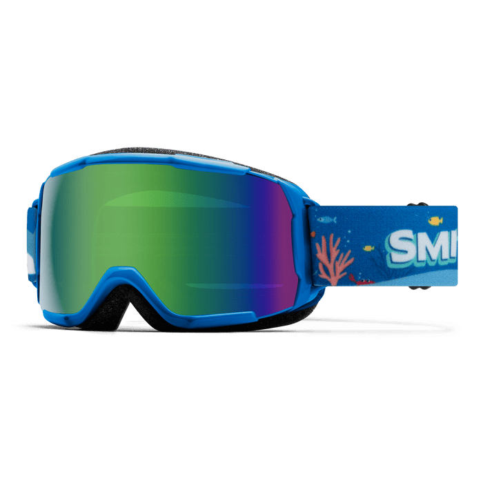 Smith GROM Çocuk Goggle - Cobalt Shark Bait + Green Sol-X Mirror