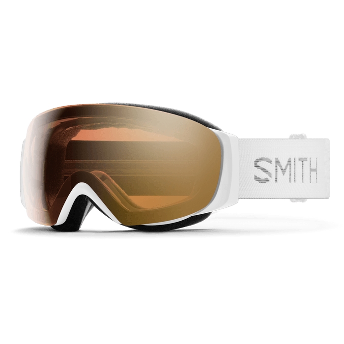 White Chunky Knit + ChromaPop™ Pro Photochromic Gold Mirror Lens