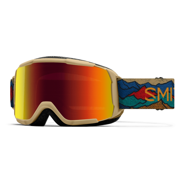 Smith DAREDEVIL Çocuk Goggle - Sandstorm Summits + Red Sol-X Mirror