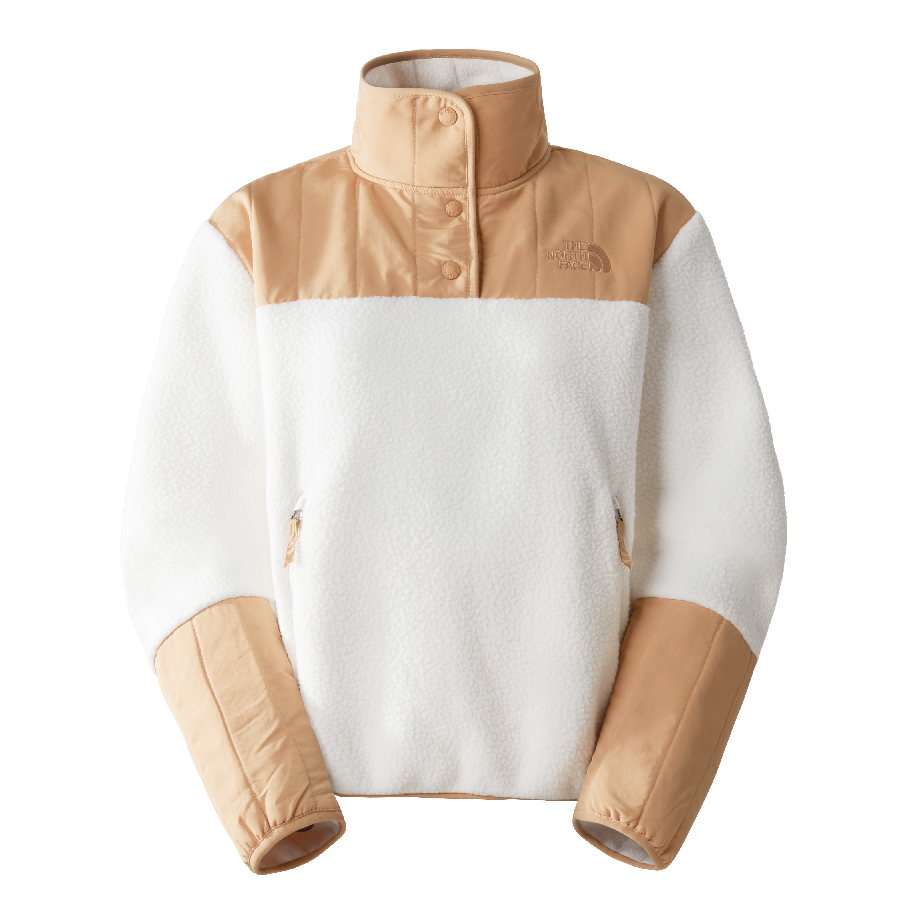 The North Face W Cragmont Fleece 1/4 Snap - Gardenia White/Almond Butter