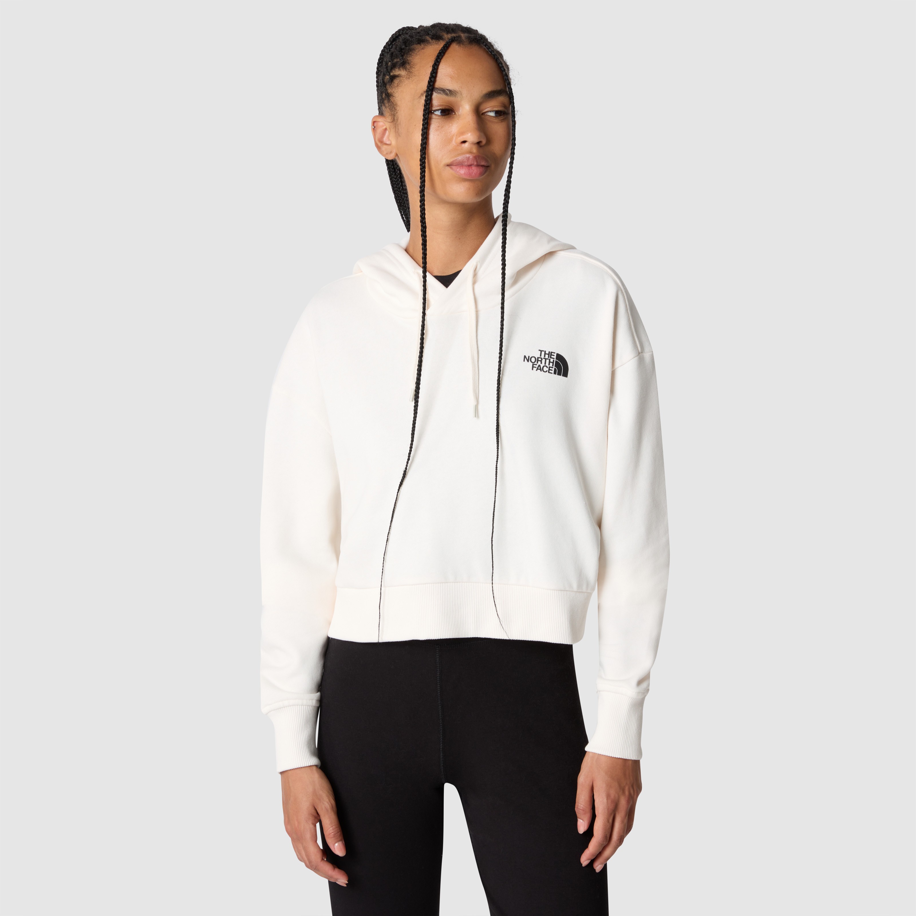 The Nort Face W Trend Crop Hoodie Powder Shop