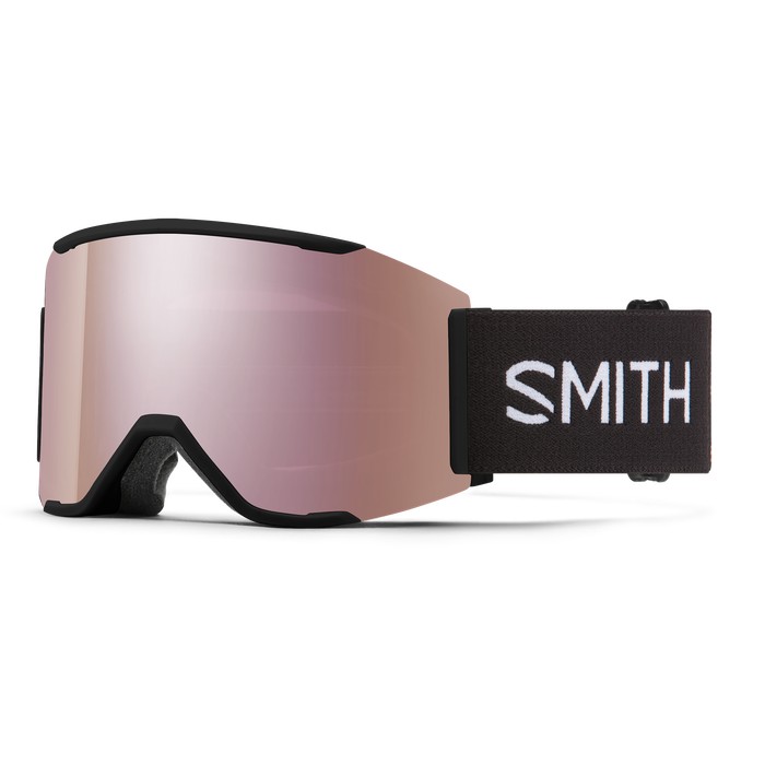 Smith SQUAD MAG Goggle (+Bonus Lens) - Siyah / ChromaPop Everyday Rose Gold