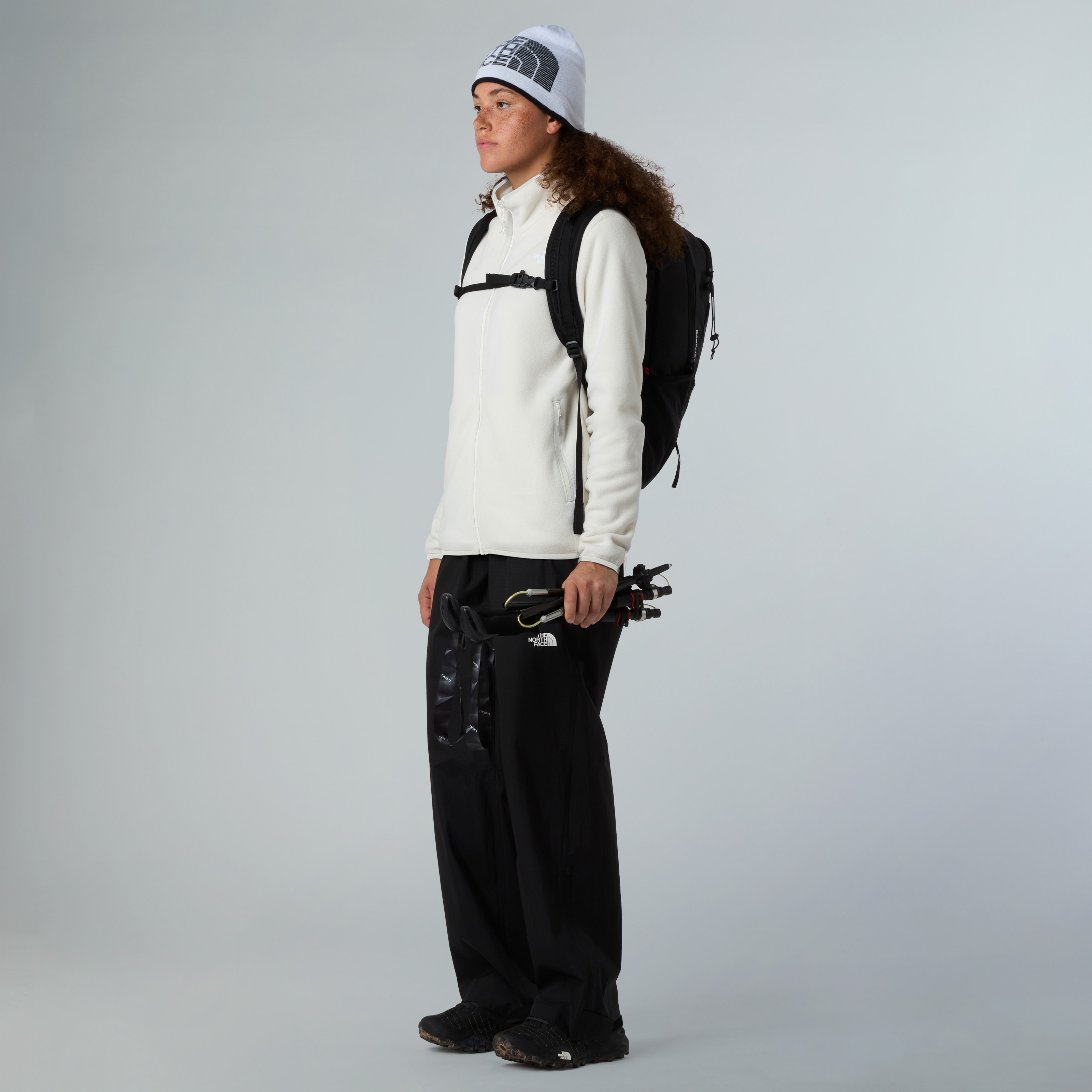 The North Face W 100 Glacier FZ - Whire Dune