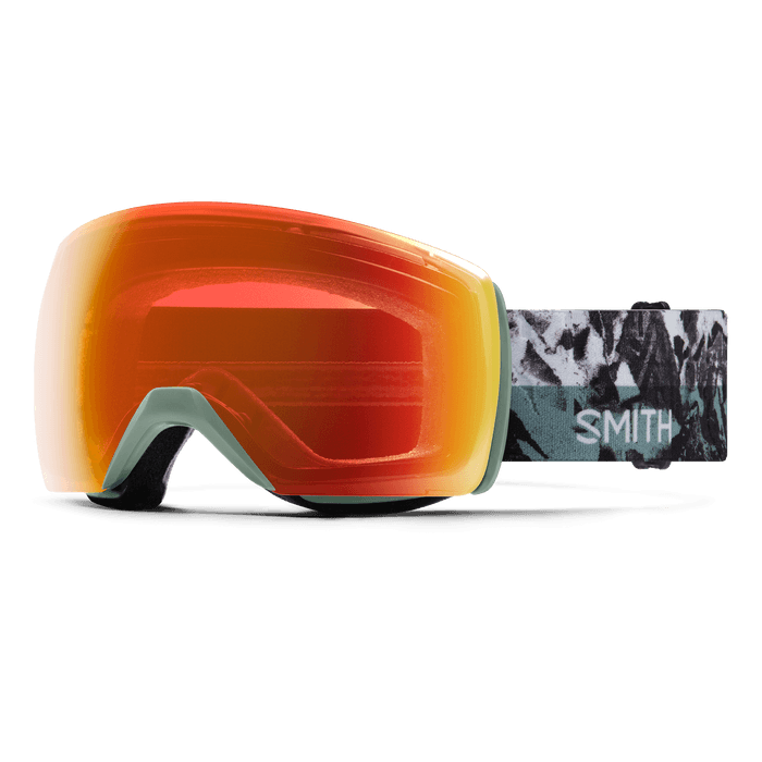 Smith SKYLINE XL Goggle - Sage Brush Paste Up + ChromaPop™ Everyday Red Mirror Lens