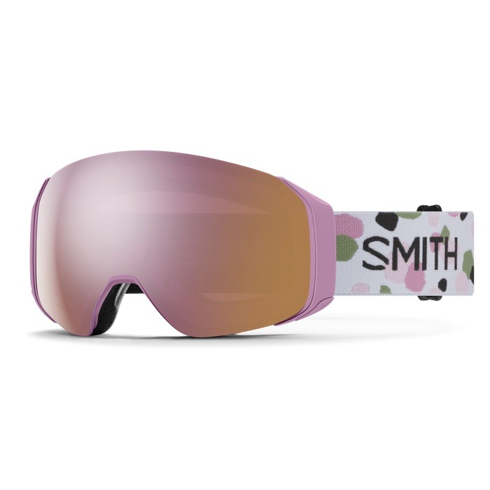 Smith 4D MAG S Goggle (+Bonus Lens) - Proper Pink Paint Brush / ChromaPop™ Everyday Rose Gold Mirror