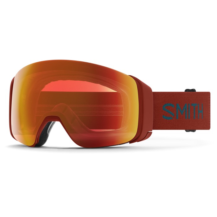 Smith 4D MAG Goggle (+Bonus Lens) - Toprak / ChromaPop Everyday Red