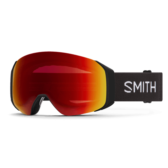 Smith 4D MAG S Goggle (+Bonus Lens) - Siyah / ChromaPop Sun Red