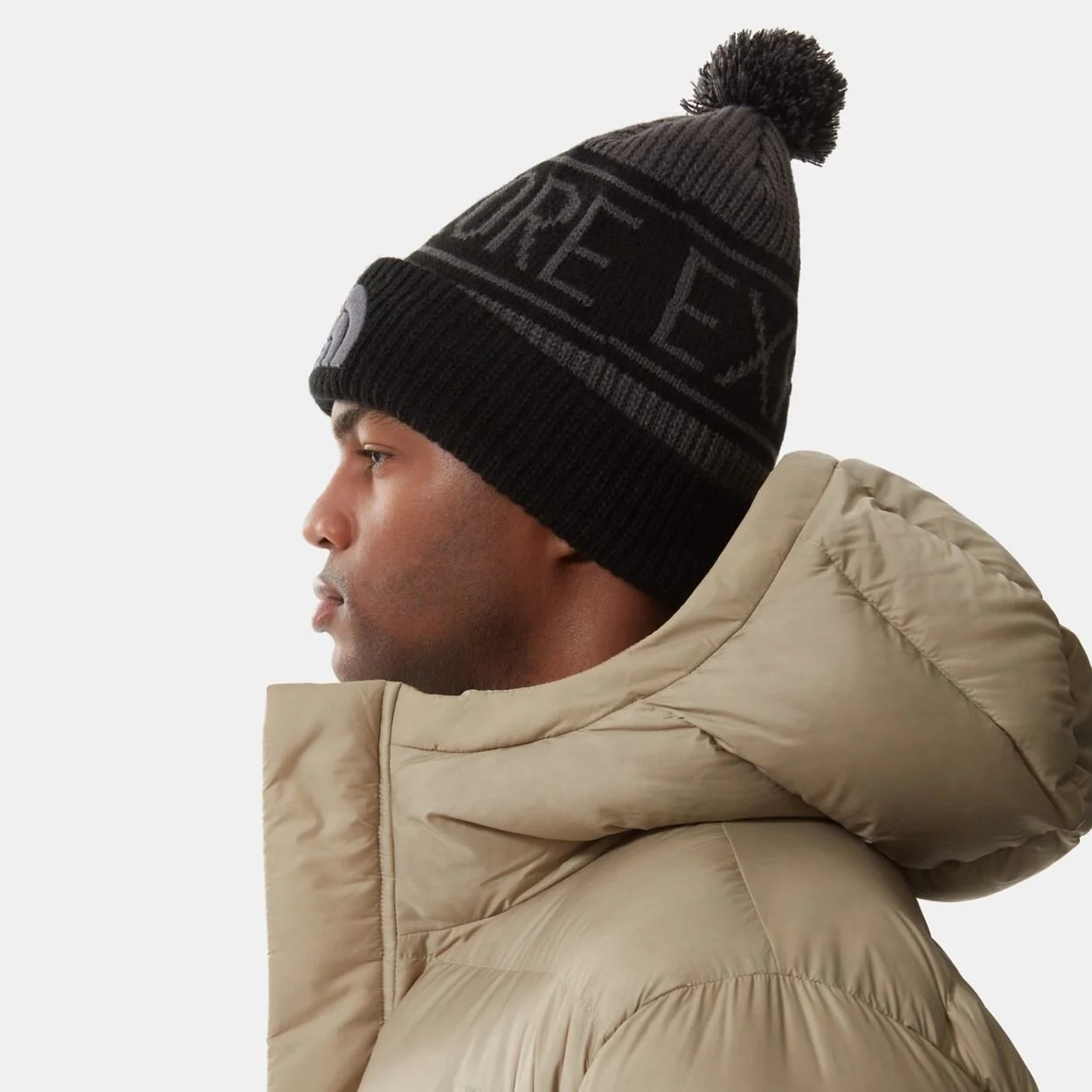 The North Face Retro Pom Beanie Bere