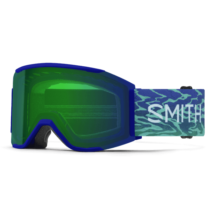 Smith SQUAD MAG Goggle (+Bonus Lens) - Lapis Brain Waves / ChromaPop Everyday Green