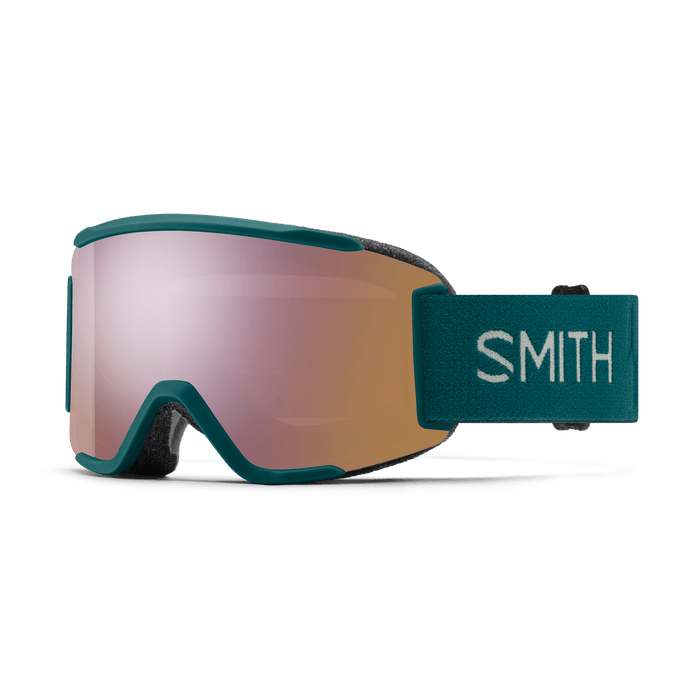 Smith SQUAD S Goggle - Malachite + ChromaPop™ Everyday Rose Gold Mirror Lens