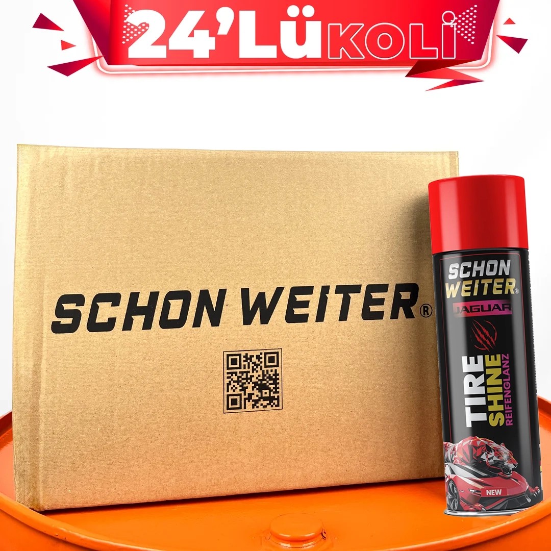 Schön Weiter TIRE SHINE – JAGUAR Serisi Lastik Parlatıcı (500 ml) – 24’LÜ KOLİ