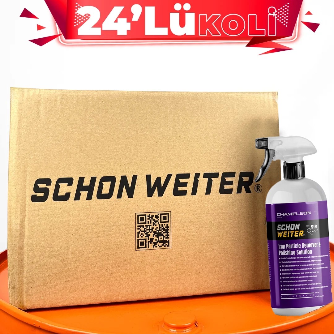Schön Weiter IRON PARTICLE REMOVER & POLISHING SOLUTION Demir Tozu Giderici ve Parlatma Solüsyonu – 500 ml | 24’LÜ KOLİ
