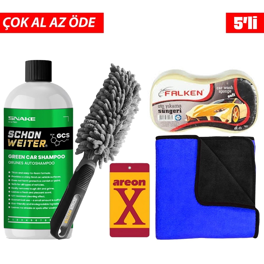 5’li Full Yıkama ve Ferahlık Paketi – Aracın Baştan Aşağı Yenilensin
