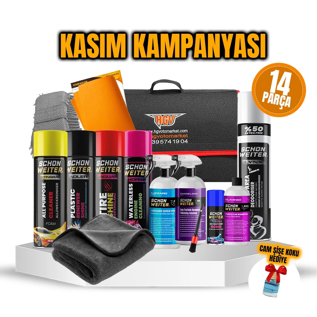 Kasım Kampanyası Başladı! 14 Parçalık Dev Oto Bakım Seti Şimdi Satışta!