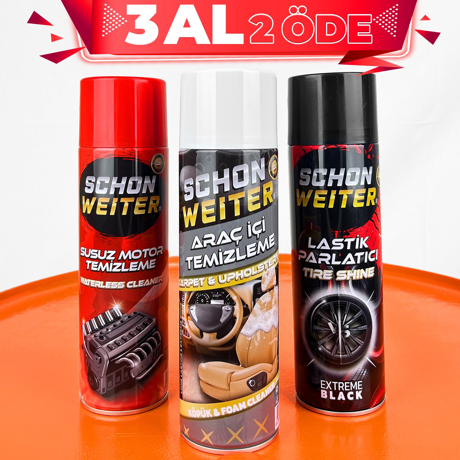 Schön Weiter Lastik + Motor + Araç İçi 3 AL 2 ÖDE