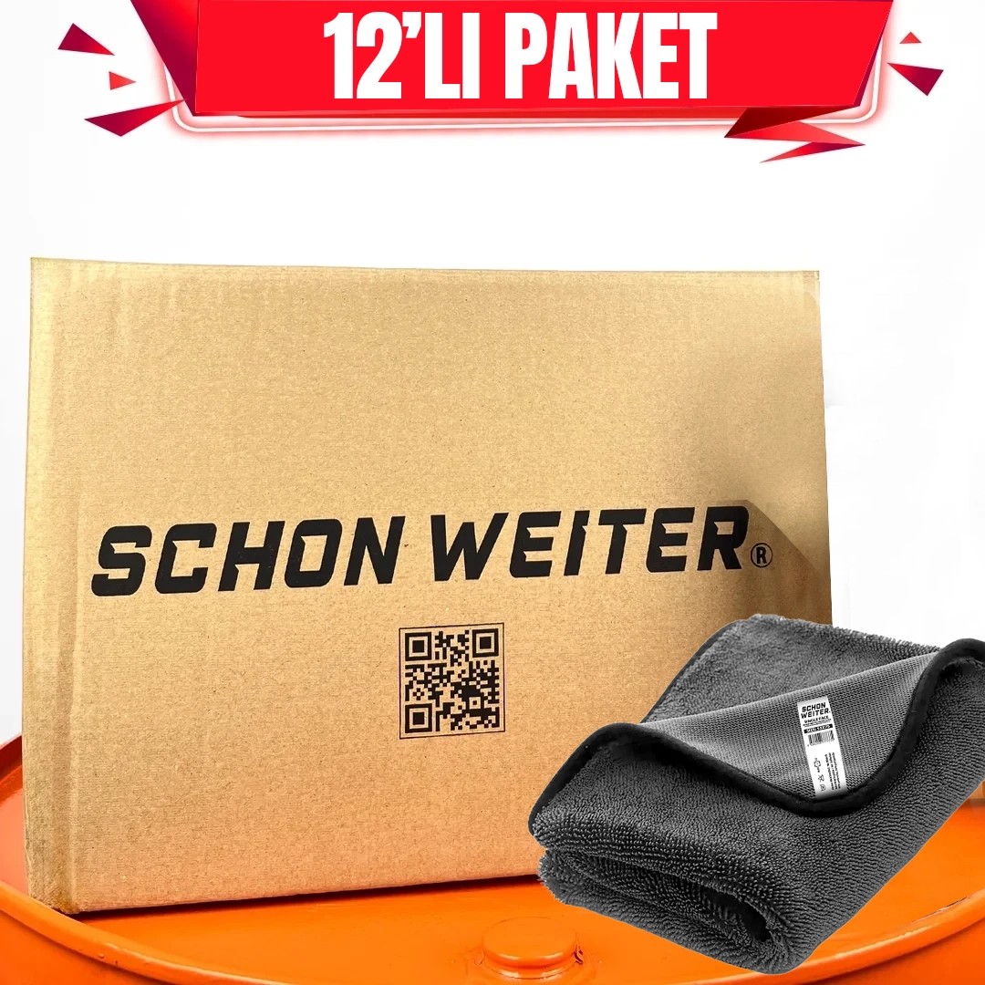  Schön Weiter 55x75 Single Face İthal Havlu Kurulama Bezi – 12'li Paket