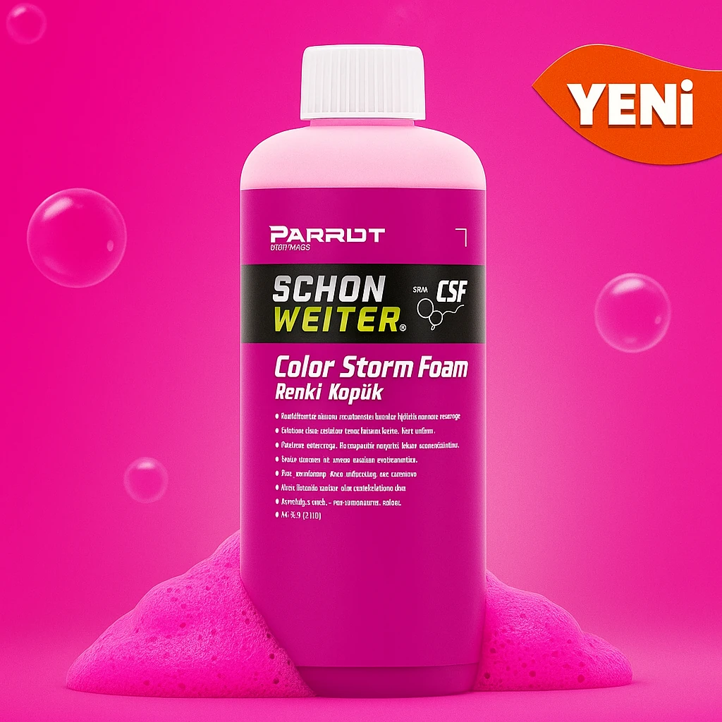 Pembe Renkli Köpük Cilalı Oto Şampuanı 500 ml (CSF) - Schön Weiter