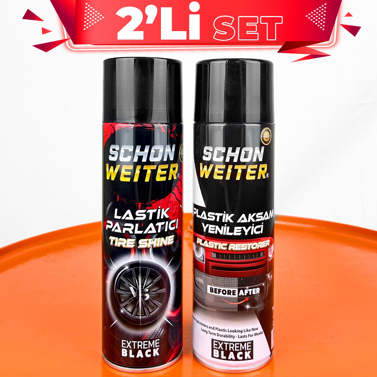 Schön Weiter Lastik + Plastik 2'li Set