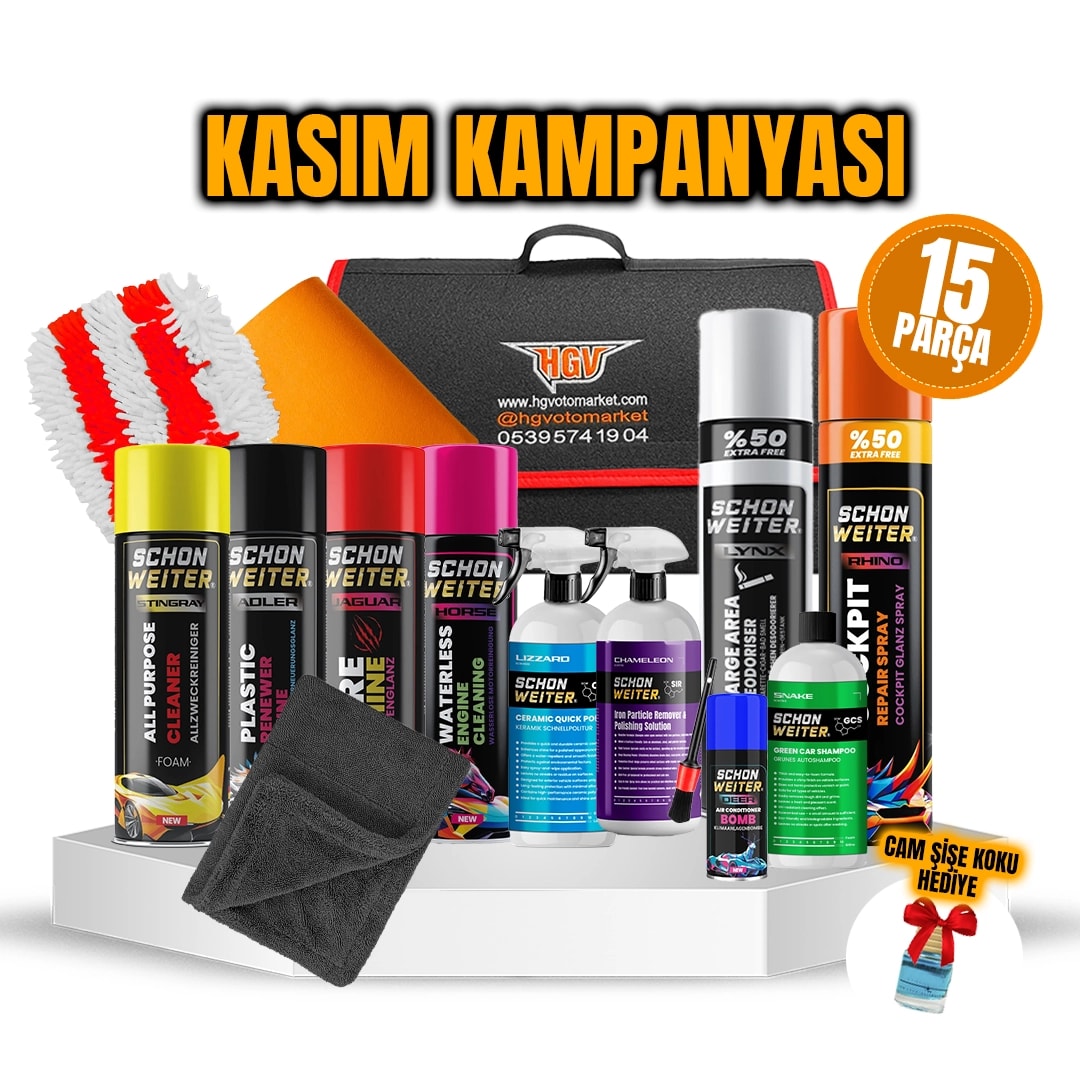 Kasım Kampanyası Başladı! 15 Parçalık Dev Oto Bakım Seti Şimdi Satışta! Set-2