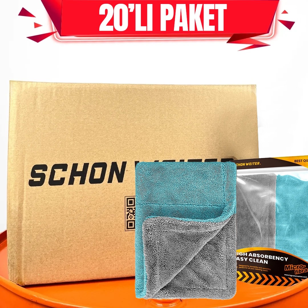 Schön Weiter 40x60 Double Side Kurulama Havlu – 20'li Paket