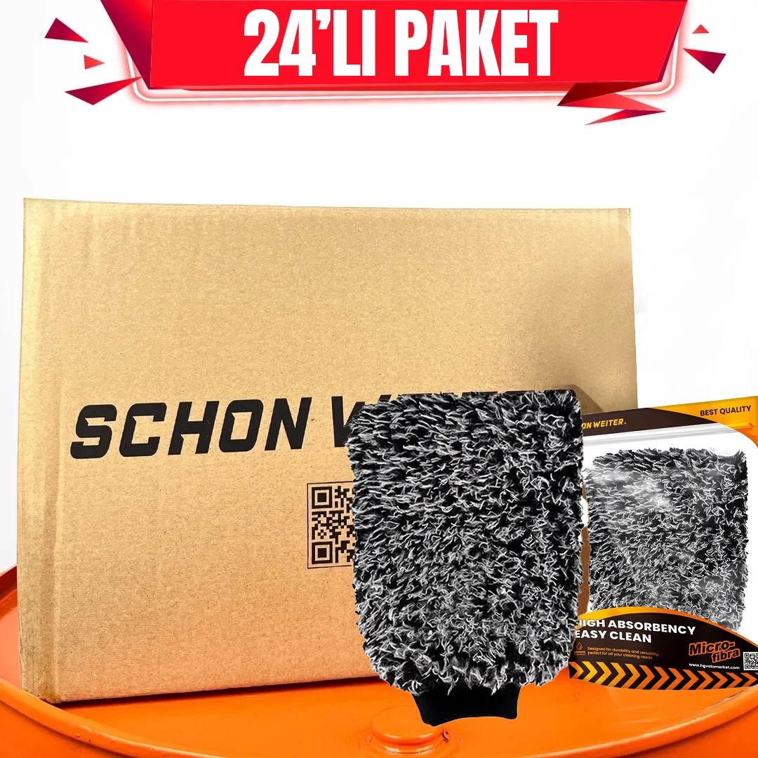  Schön Weiter Peluş Yıkama Eldiveni – 24’lü Paket