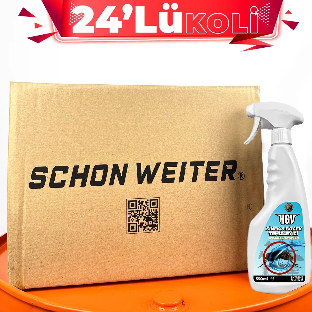 HGV SİNEK & BÖCEK TEMİZLEYİCİ – 550 ml – 24’LÜ KOLİ
